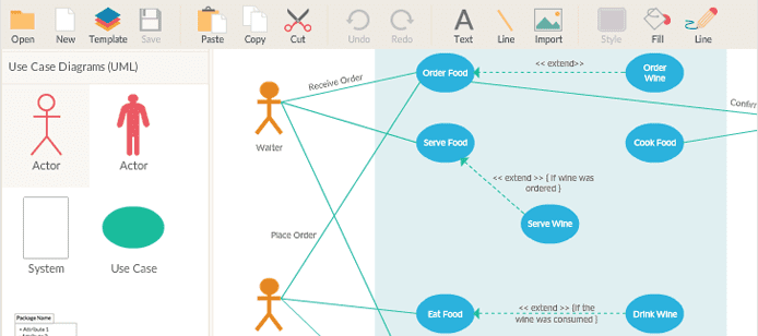 Screenshot of a Creately UML diagram Screenshot of a Creately UML diagram