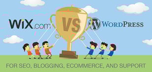 Wix vs. WordPress for SEO, Blogging &amp; eCommerce (2024)