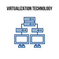 virtualization technology illustration virtualization technology illustration