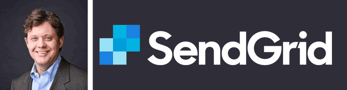 Scott Heimes's headshot and SendGrid logo
