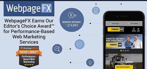WebpageFX Earns Our Editor’s Choice Award™ for Performance-Based Web Marketing Services WebpageFX Earns Our Editor’s Choice Award™ for Performance-Based Web Marketing Services