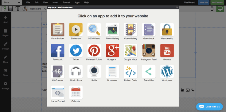 Webstarts Apps Screenshot