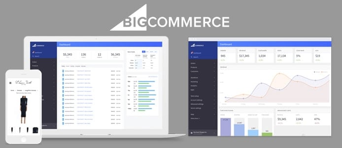 Screenshots of BigCommerce interface Screenshots of BigCommerce interface