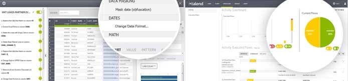 Screenshots of Talend products