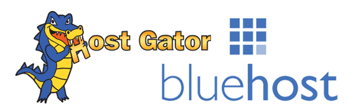 Bluehost and HostGator logos