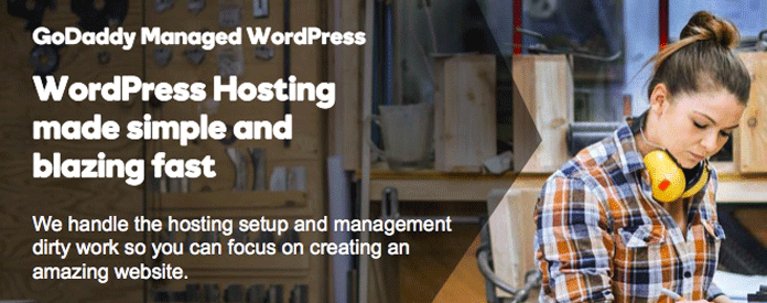 GoDaddy managed WordPress hosting promotion image GoDaddy managed WordPress hosting promotion image