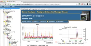 Screenshot of EnterpriseDB Postgres Enterprise Manager