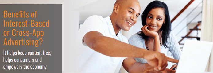 Photo of a man and woman browsing the web
