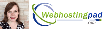 Jessa Vanderpoel's headshot and the WebHostingPad logo