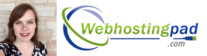 Jessa Vanderpoel's headshot and the WebHostingPad logo Jessa Vanderpoel's headshot and the WebHostingPad logo