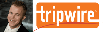 Travis Smith's headshot and the Tripwire logo