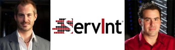 Images of Reed Caldwell and Devon Rutherford with ServInt logo