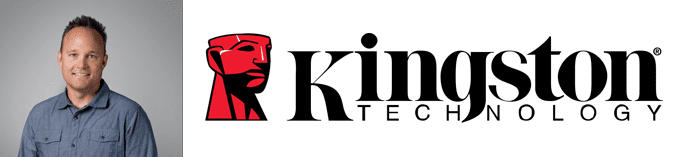 Cameron Crandall's headshot and the Kingston Technology logo Cameron Crandall's headshot and the Kingston Technology logo