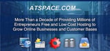 Atspace — More Than a Decade of Providing Millions of Entrepreneurs Free and Low-Cost Hosting to Grow Online Businesses and Customer Bases