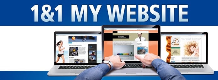 Image of a user building a site with 1&1 Image of a user building a site with 1&1
