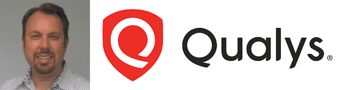 Chris Carlson's headshot and the Qualys logo