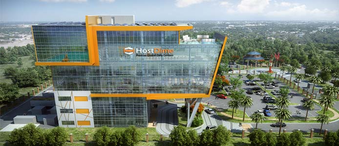 HostDime datacenter rendering HostDime datacenter rendering