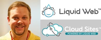 Image of Jereme with Liquid Web and Cloud Sites logos