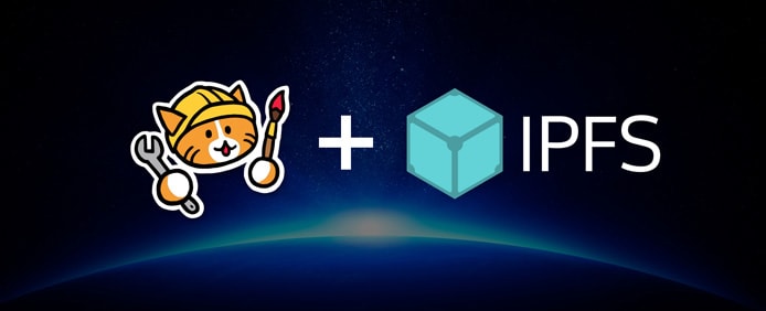 Graphic showing the Neocities logo plus IPFS acronym