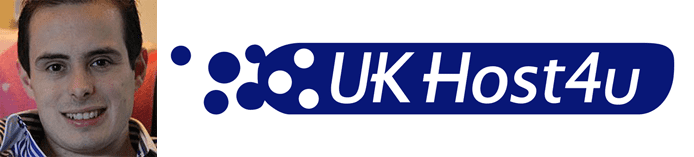 Paul Hughes's headshot and the UKHost4u logo Paul Hughes's headshot and the UKHost4u logo