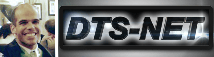 Craig Gendrolas's headshot and the DTS-NET logo