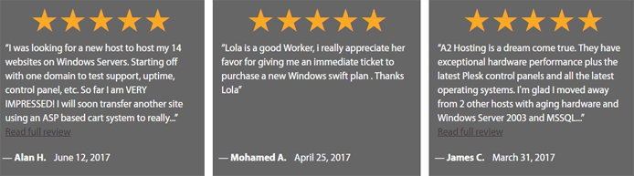 Screenshot of customer reveiws Screenshot of customer reveiws