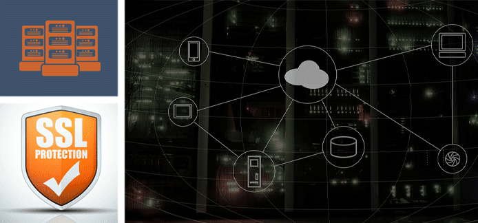 Collage Illustrating Cloud / VPS Security Collage Illustrating Cloud / VPS Security
