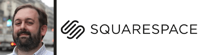 Matt Zito's headshot and the Squarespace logo Matt Zito's headshot and the Squarespace logo