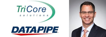 Rackspace CEO Joe Eazor and logos of Datapipe and TriCore Solutions