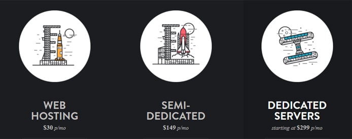 Screenshot of Fused hosting plans