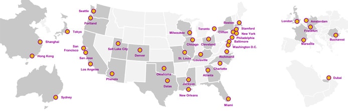 Map of Micfo network Map of Micfo network