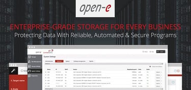The Open E Philosophy Of Enterprise Grade Storage For Every Business
