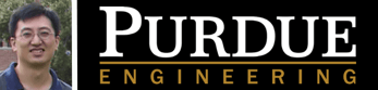 Y. Charlie Hu's headshot and the Purdue Engineering logo