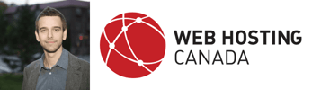Emil Falcon's headshot and the Web Hosting Canada logo