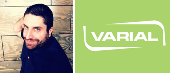 Ryan Smith's headshot and the Varial Hosting logo
