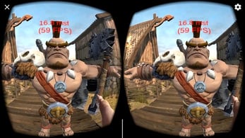 Screenshot of Viking Village VR quality example