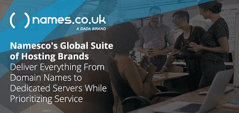 Namesco Global Suite Of Hosting Brands