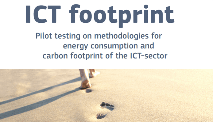 Screenshot from an Ecofys study on energy efficiency in the ICT sector Screenshot from an Ecofys study on energy efficiency in the ICT sector