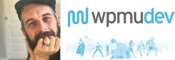 Image of Joshua Dailey with WPMU DEV logo and mascots