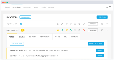 Screenshot of WPMU DEV's Hub Screenshot of WPMU DEV's Hub