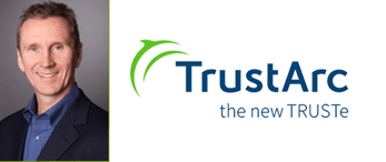 Dave Deasy's headshot and the TrustArc logo