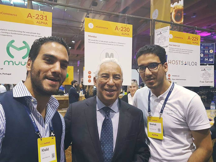 Photo of HostSailor team members with the Prime Minister of Portugal Photo of HostSailor team members with the Prime Minister of Portugal