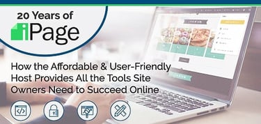 20 Years Ipage Affordable User Friendly Host Provides Tools Site Owners Small Businesses Need Succeed Online