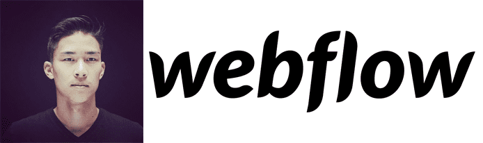 Bryant Chou's headshot and the Webflow logo Bryant Chou's headshot and the Webflow logo