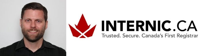 Image of Brett Tackaberry and the Internic logo Image of Brett Tackaberry and the Internic logo