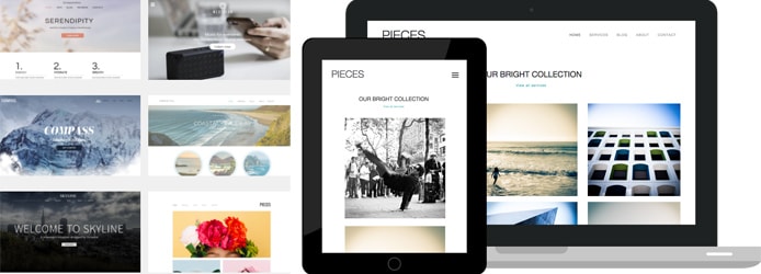 Images of Dynadot's website builder and templates Images of Dynadot's website builder and templates