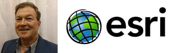 Image of John Parker and Esri logo
