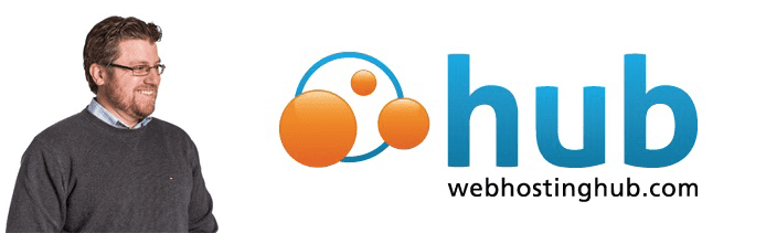 Tim Evans' headshot and the WebHostingHub logo Tim Evans' headshot and the WebHostingHub logo