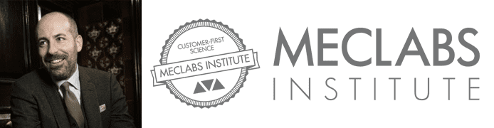 Daniel Burstein's headshot and the MECLABS logo
