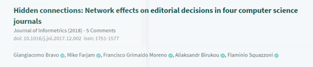 Screenshot of an article topic on PubPeer Screenshot of an article topic on PubPeer
